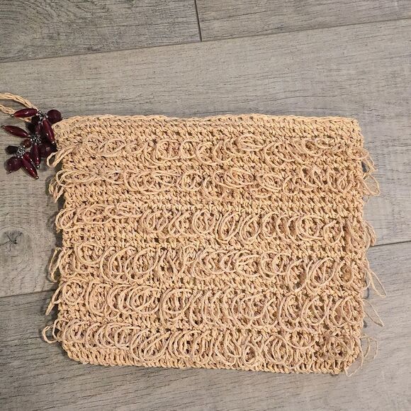 Woven wristlet Clutch purse - Picture 2 of 8